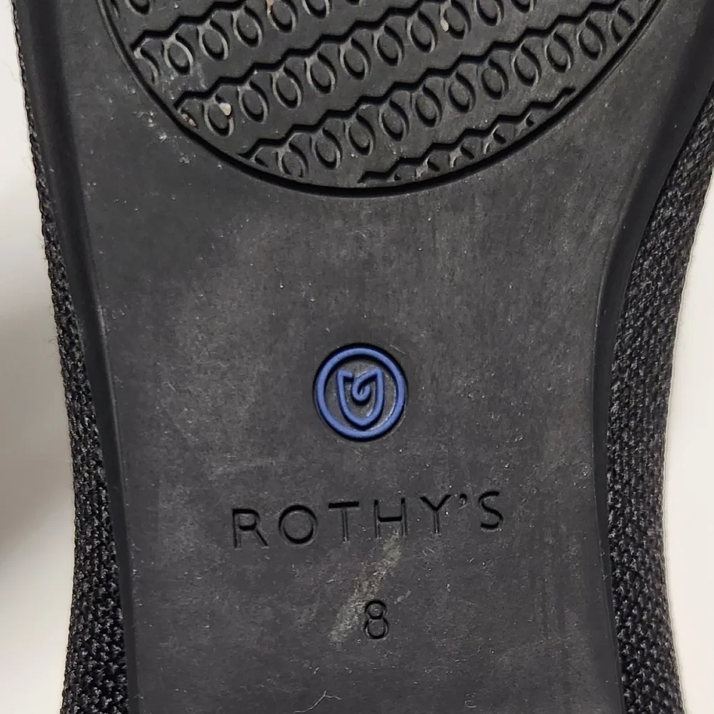 Rothys Solid‎ Black Flats - Picture 8 of 10